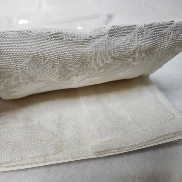 No 918 Rod Pocket Valance Ivory Lace 58"W x 32" L Alison NEW - Picture 6 of 10